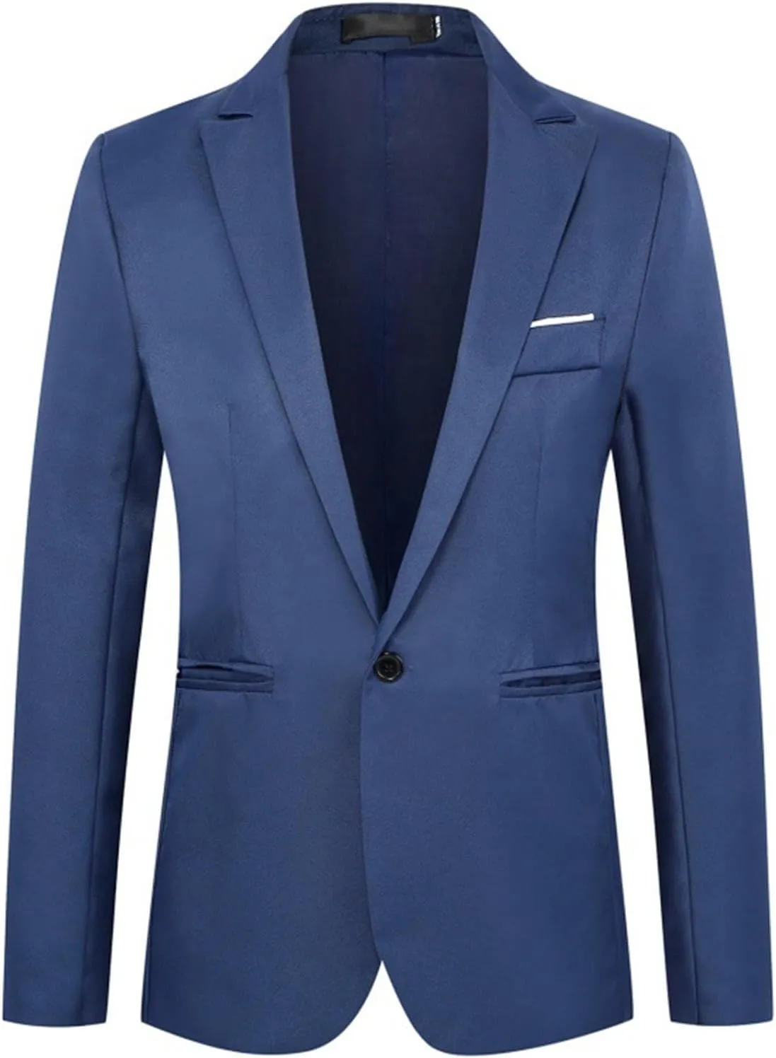 Men's Blazer Casual Sport Coats, Slim Fit One Button Suit Jacket, Lightweight Sports Jacket, Tuxedo Business Suits Coat