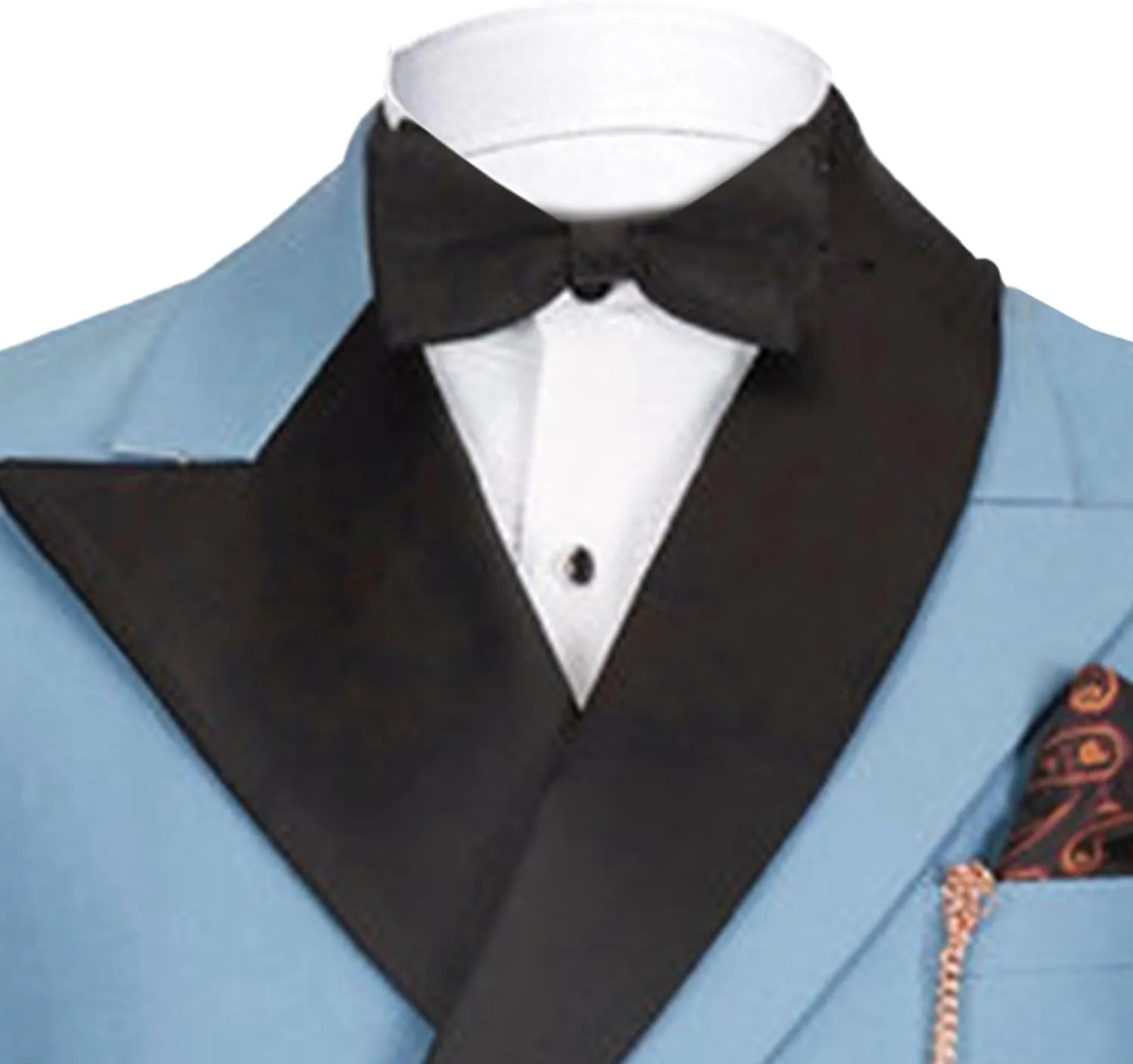 Men's Business Leisure Fashion Slim Suit 2 Piece Double Breasted Prom Tuxedo Suits Party Wedding Solid Blazer Pants