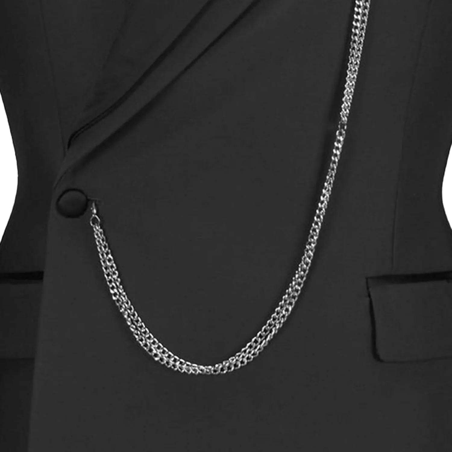 Men's Business Leisure Fashion Slim Suit 2 Piece Double Breasted Prom Tuxedo Suits Party Wedding Solid Blazer Pants