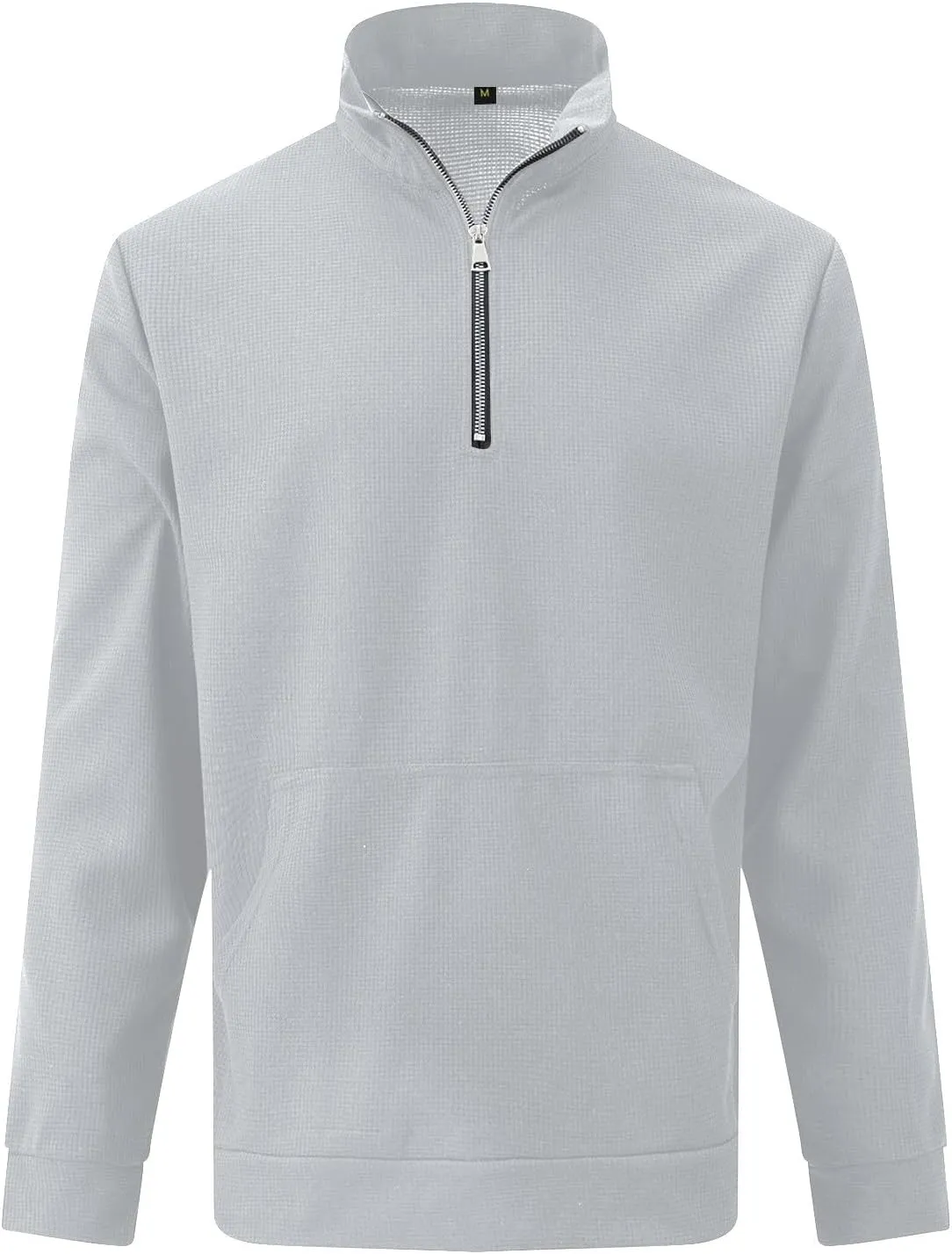 Men's Button V-Neck Sweater Long Sleeve Regular Fit Knit Pullover Sweaters Winter Comfy Soft Lightweight Casual Tops
