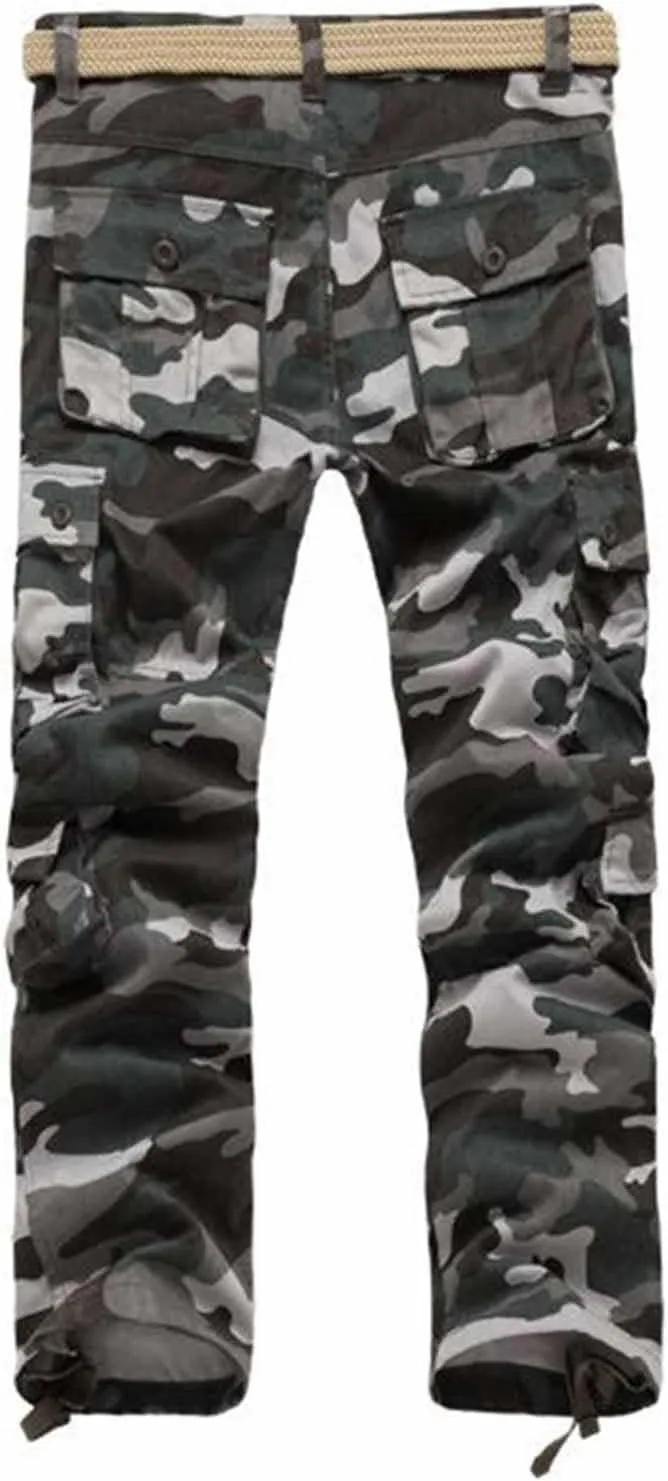 Men's Camouflage Tactical Multi-Pocket Cargo Pants - 2025 Outdoor Rip-Resistant Work Pants