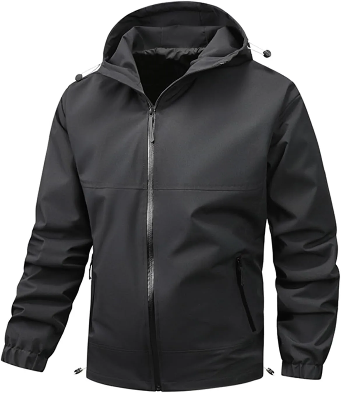 Men’s Casual Patchwork Fashion Long Sleeve Zipper Outwear Sweater Jacket Tops 2024 Big and Tall For Men Fall Comfy