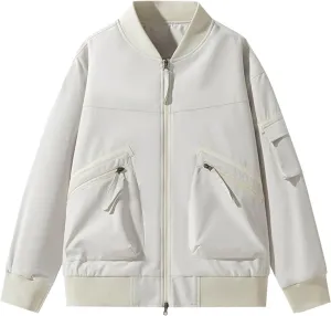 Men's Fashion Casual Solid Color Buttons Pockets Long Sleeve Hoodless Cotton Outwear Coat 2024 Big and Tall Men