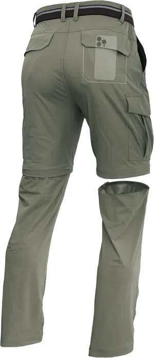 Mens Hiking Convertible Pants Zip Off Quick Dry Lightweight Fishing Safari Travel Camping Outdoor Cargo Pants