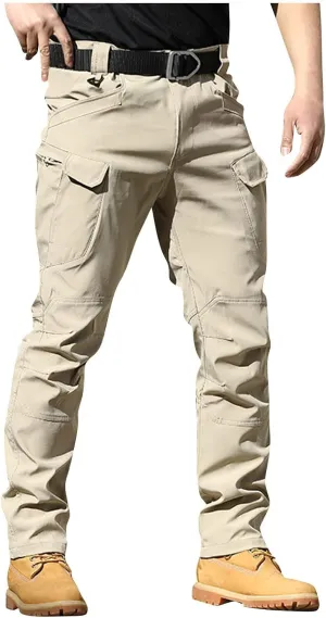 Men's Hiking Pants Cargo Pants with Multi Pockets Tactical Pants Baggy Jogger Outdoor Trouser Sweatpants for Men