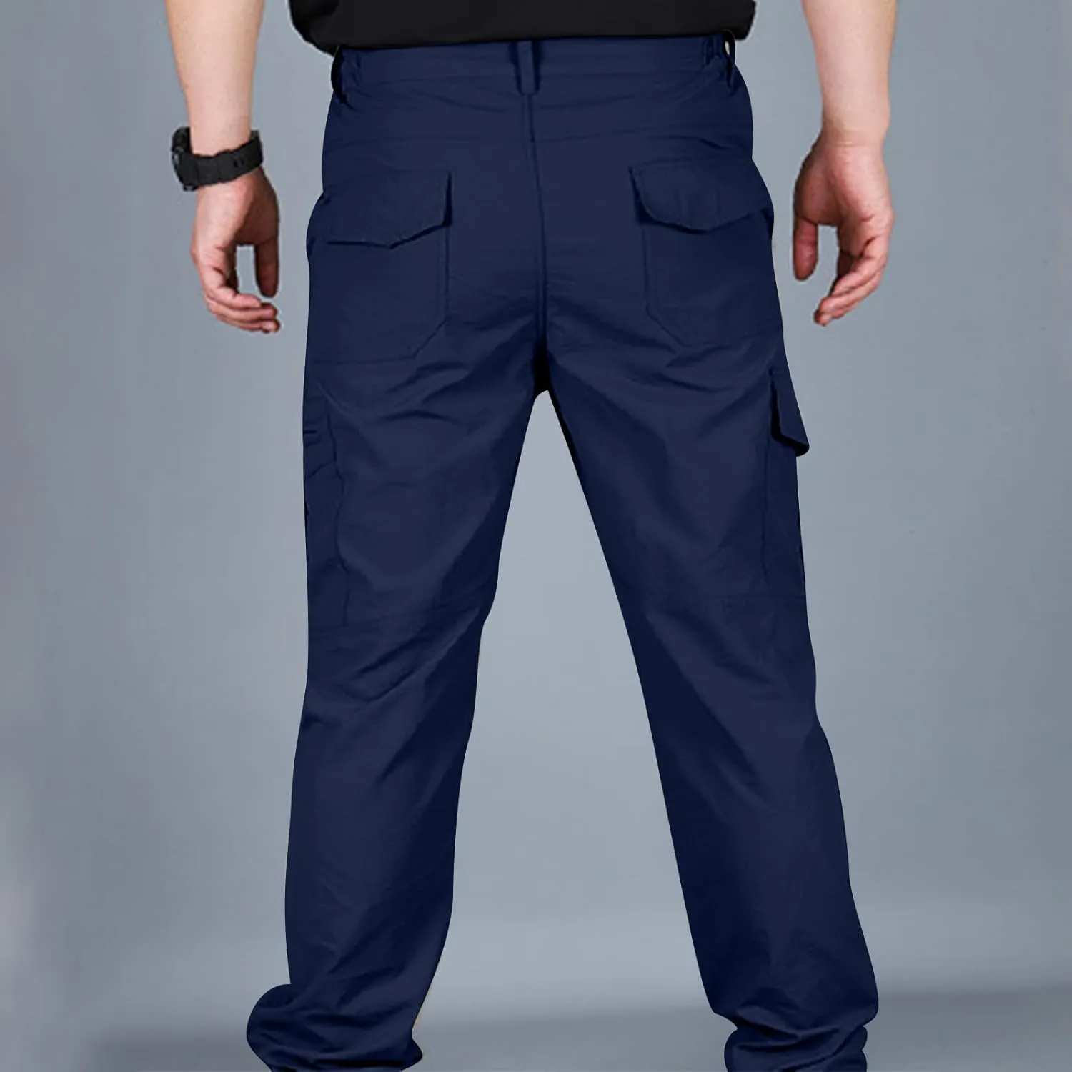 Men's Hiking Tactical Pants Lightweight Outdoor Cargo Pants Military Combat Trousers Quick Dry Sports Athletic Pants