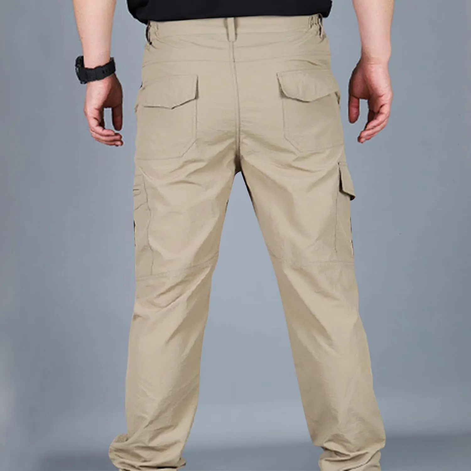 Men's Hiking Tactical Pants Lightweight Outdoor Cargo Pants Military Combat Trousers Quick Dry Sports Athletic Pants