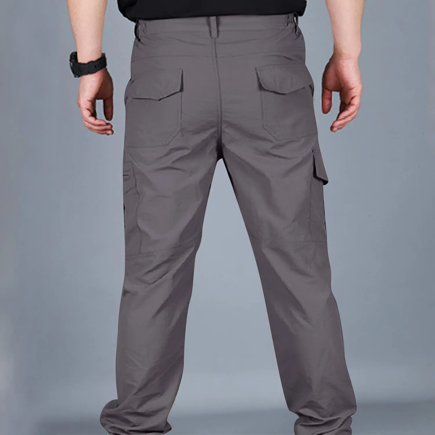 Men's Hiking Tactical Pants Lightweight Outdoor Cargo Pants Military Combat Trousers Quick Dry Sports Athletic Pants