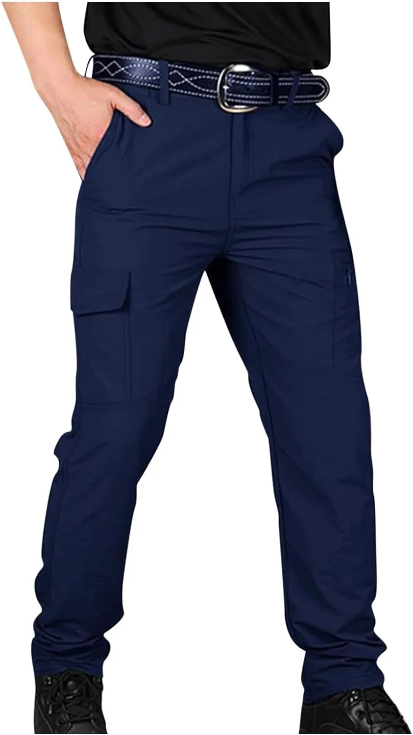 Men's Hiking Tactical Pants Lightweight Outdoor Cargo Pants Military Combat Trousers Quick Dry Sports Athletic Pants