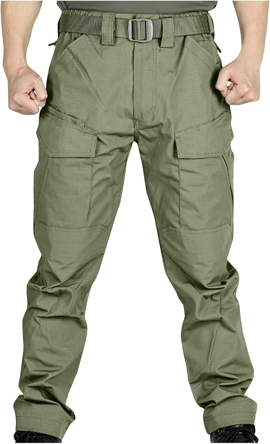 Men's Hiking Tactical Pants Lightweight Outdoor Cargo Pants Military Combat Trousers Quick Dry Sports Athletic Pants