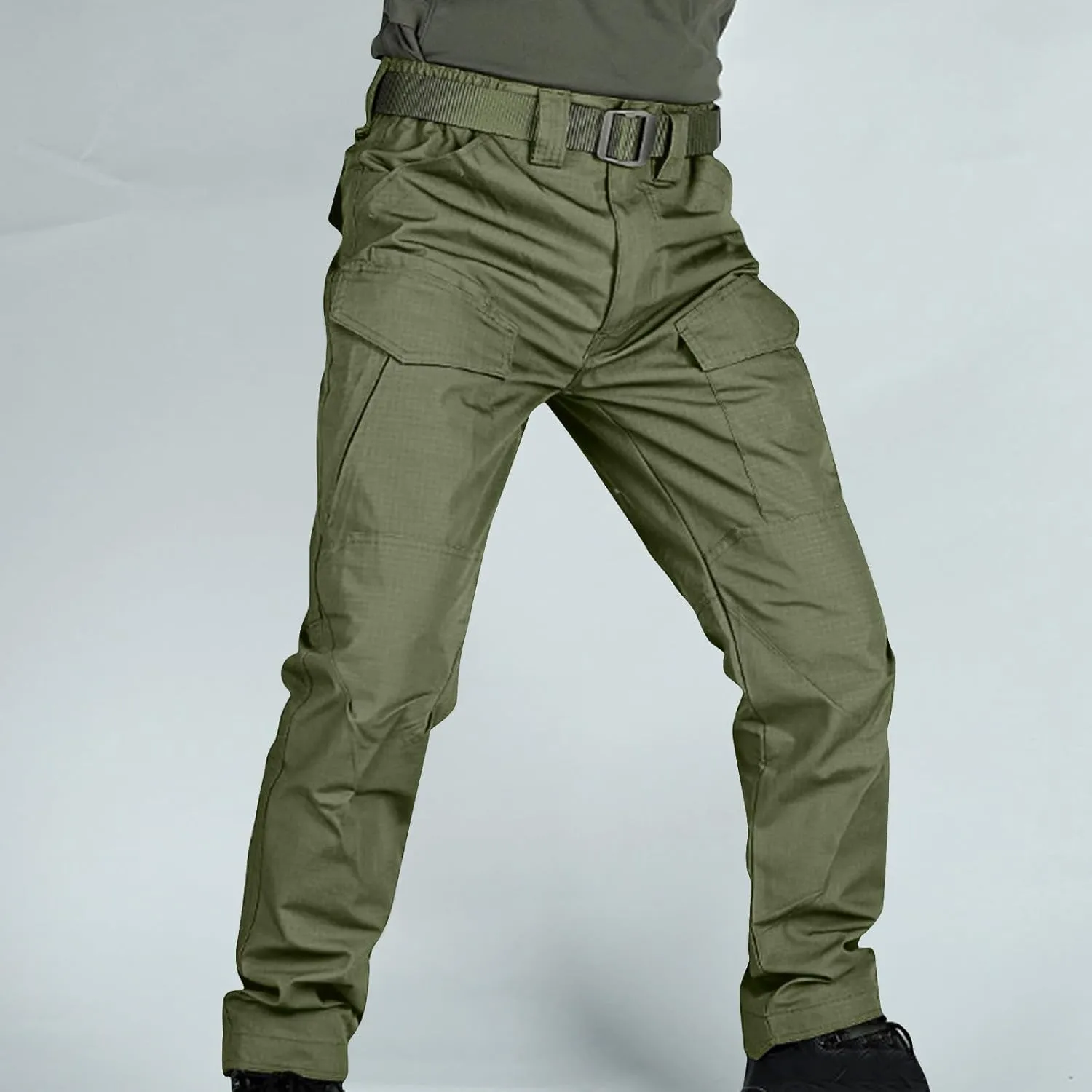 Men's Hiking Tactical Pants Lightweight Outdoor Cargo Pants Military Combat Trousers Quick Dry Sports Athletic Pants