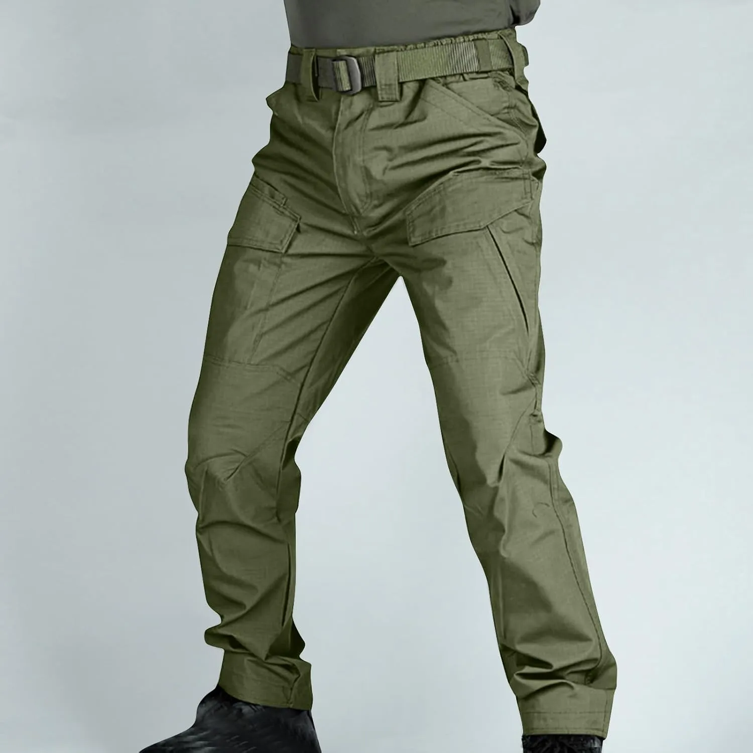 Men's Hiking Tactical Pants Lightweight Outdoor Cargo Pants Military Combat Trousers Quick Dry Sports Athletic Pants