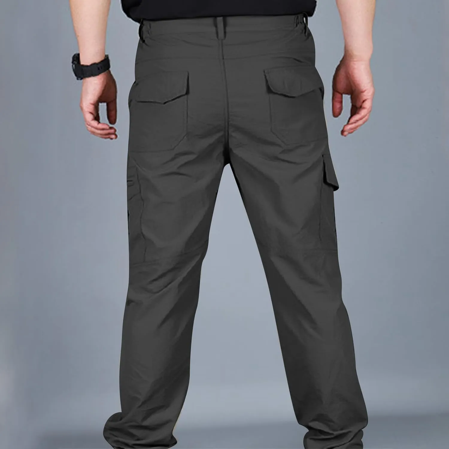 Men's Hiking Tactical Pants Lightweight Outdoor Cargo Pants Military Combat Trousers Quick Dry Sports Athletic Pants