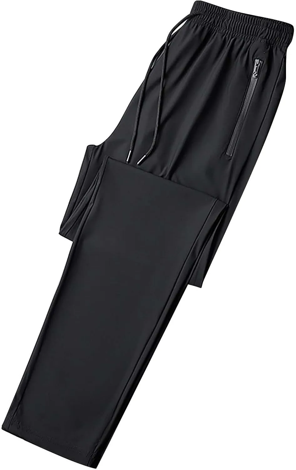 Mens Joggers with Zipper Pockets Athletic Pants Workout Trousers Outdoor Sports Running Sweatpants Gym Fall Pants
