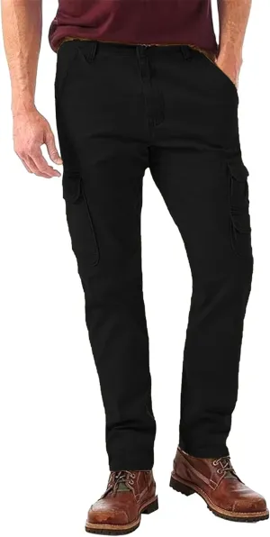 Men's Loose Fit Solid Outdoor Cargo Pants Casual Comfort Work Trousers Straight Leg Summer Sweatpants