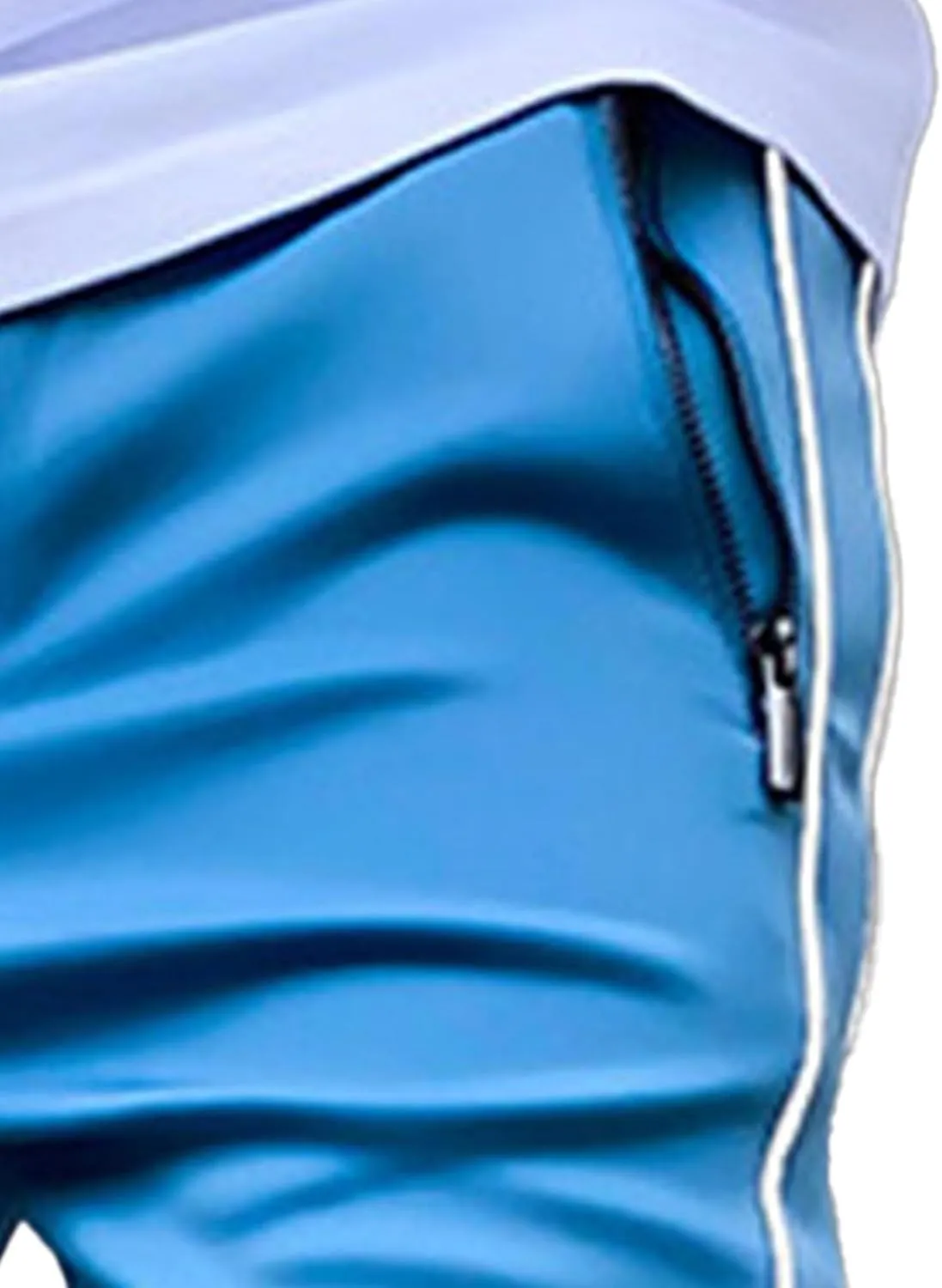 Men's Multi Pocket Cargo Pants Punk Rock Street Harem Pants Reflective Technical Hip Hop Sport Pants