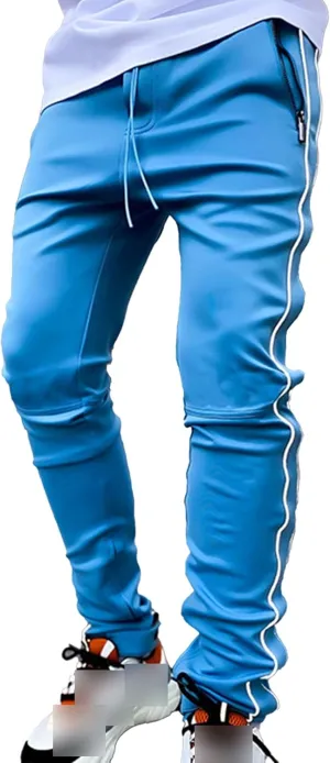 Men's Multi Pocket Cargo Pants Punk Rock Street Harem Pants Reflective Technical Hip Hop Sport Pants