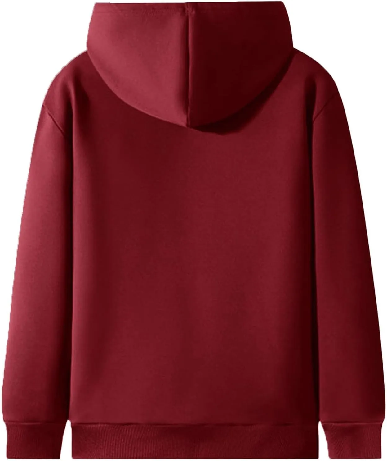 Men's New Casual Fashionable Printed Fleece Hooded Sweatshirt Jacket Coat Tops，Long Sleeve Zippr Furry Warm Comfy