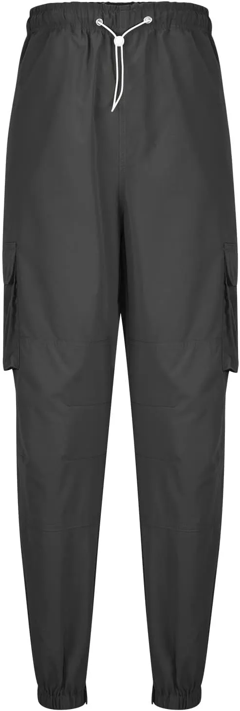 Mens Outdoor Cargo Pants Tactical Hiking Pants Baggy Workout Joggers Wide Leg Stretchy Jeans Classic Fit Trousers