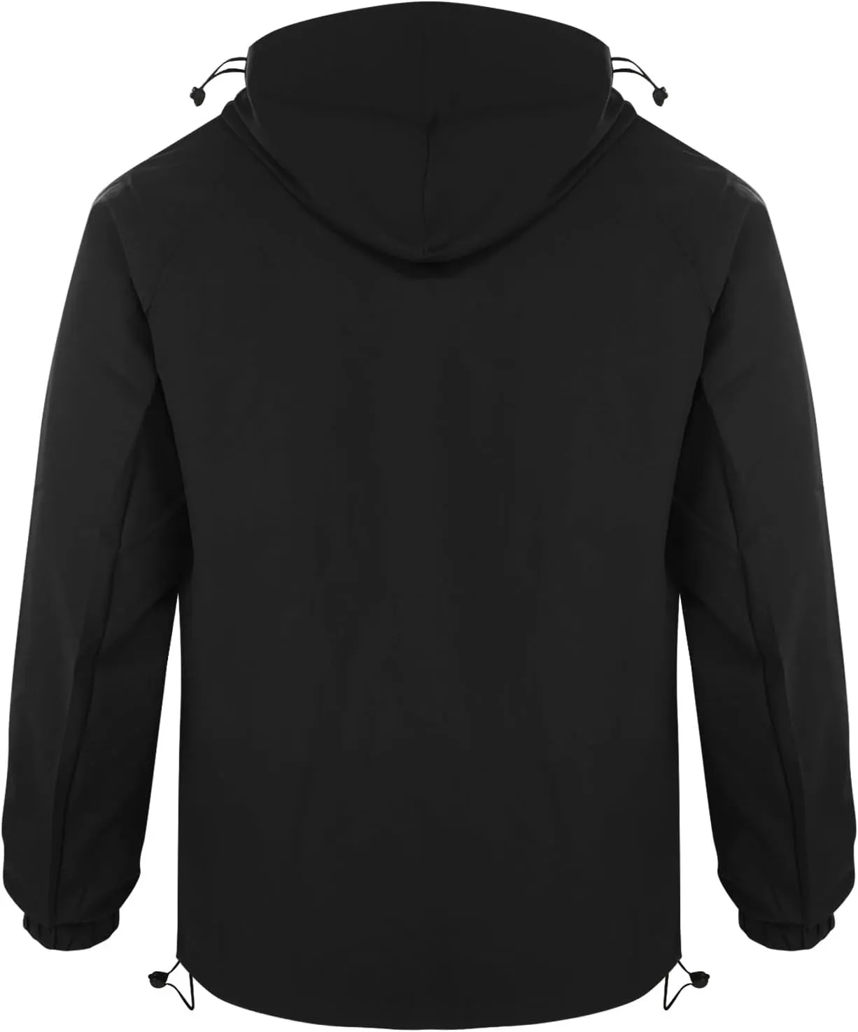 Men's Outdoor Workwear Punching Jacket Fall New Solid Color Windproof Hooded Jackets Tops Couple Loose Fit Jacket
