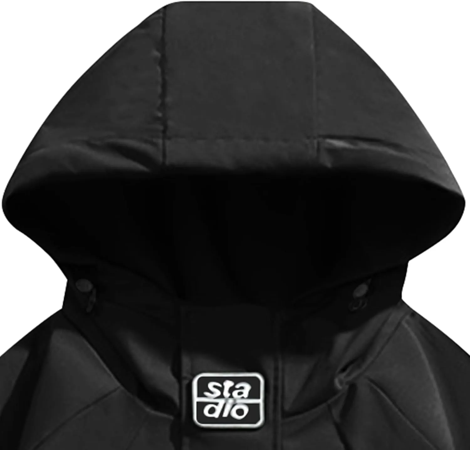 Men's Outdoor Workwear Punching Jacket Fall New Solid Color Windproof Hooded Jackets Tops Couple Loose Fit Jacket