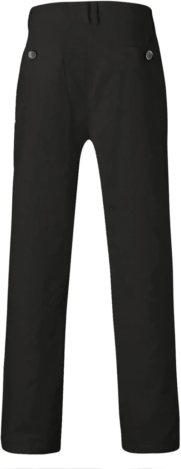 Mens Solid Color Pants for Men Simple Business Straight Suit Pants Comfortable Soft Fit Sport Clothes Cute Trousers