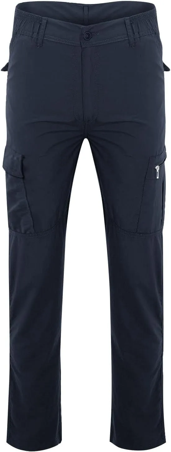 Mens Stretch Work Pants Quick-Dry Flexcamo Resistant Hiking Pants Lightweight Hunting Multi-Pocket Cargo Pants