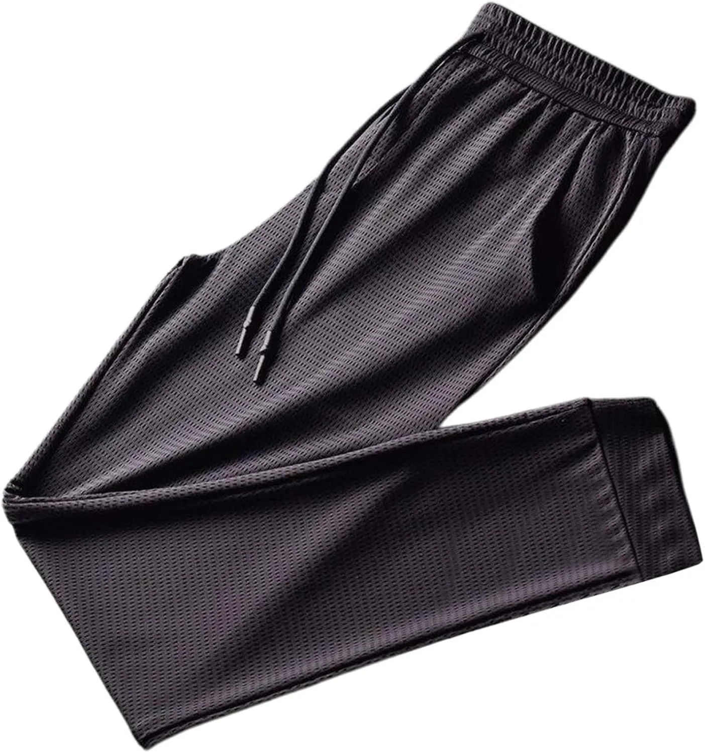 Men's Sweatpants Summer Drawstring Elastic Waist Fit Pockets Breathable Athletic Summer Comfy Fashion Joggers