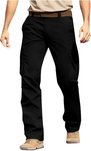 Men's Tactical Pants Breathable Lightweight Hiking Pants Ripstop Outdoor Work Cargo Pants with Multi Pockets 2025