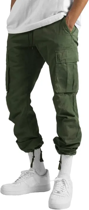 Men's Tactical Pants Lightweight Hiking Casual Cargo Pants Baggy Work Trousers Outdoor Cargo Pants with Multi Pockets