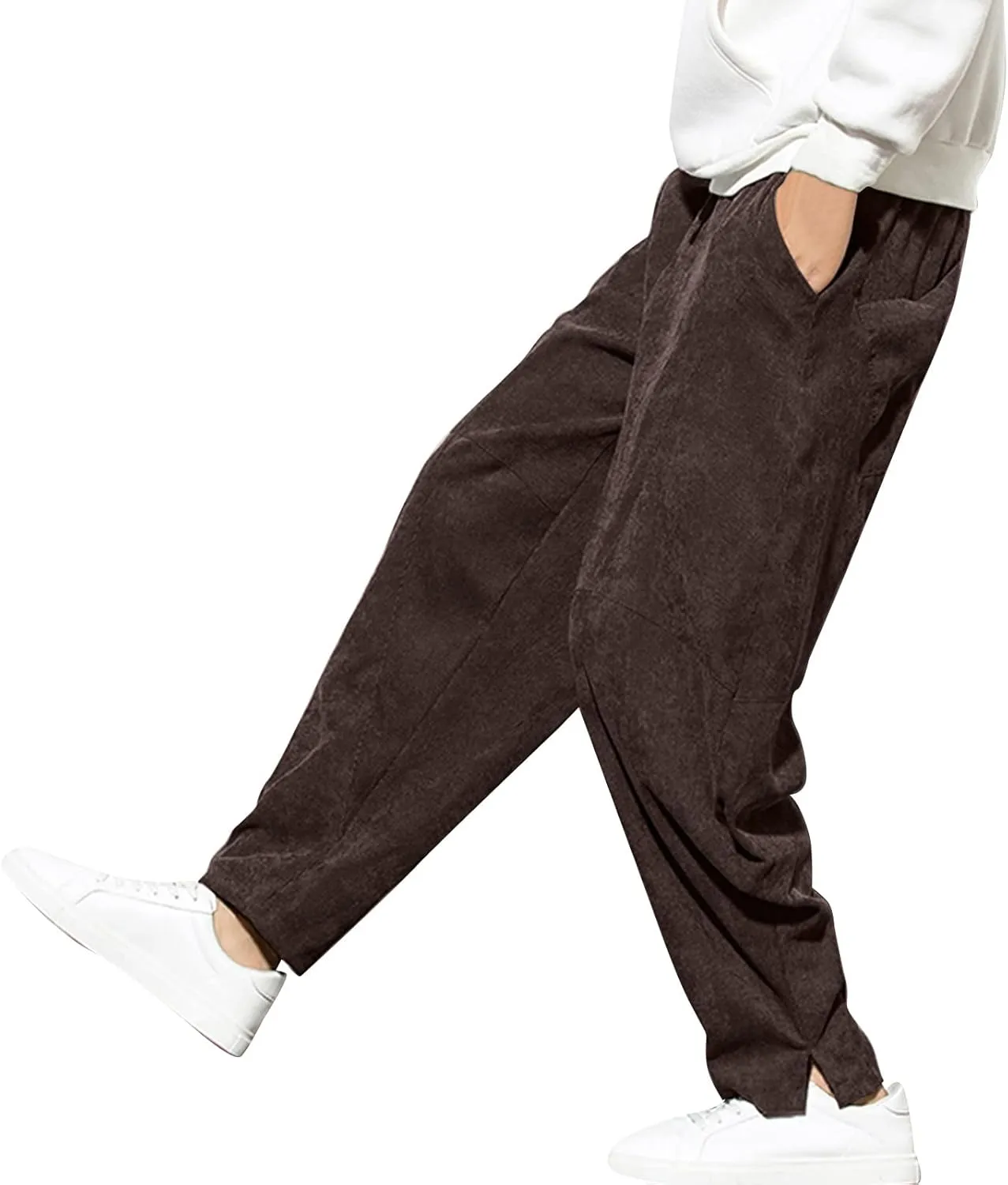 Men's Trendy Fit Pants Summer Elastic Waist Trendy Casual Leisure Style Sport Clothes Comfy Fashion Trousers