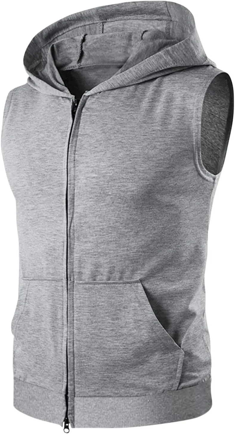 Mens V Neck Sweater Vest Sleeveless Slim Fit Knitted Pullover Sweater Casual Zip Up Business Comfy Tops Summer Shirts