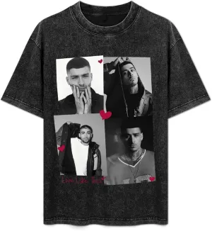 Men's Women's Vintage Oversized Casual Drop Shoulder Short Sleeve T Shirt Tops