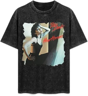 Mens Womens Vintage Oversized Short Sleeve T-Shirt Casual Drop Shoulder Top