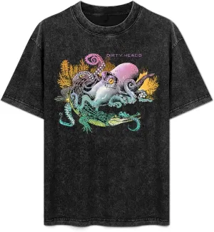 Mens Womens Vintage Oversized Short Sleeve T-Shirt Fashion Drop Shoulder Top