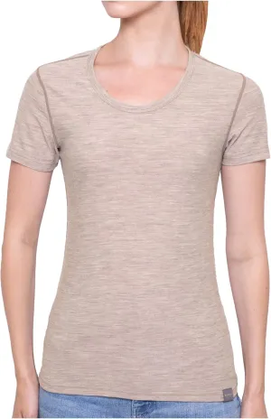 MERIWOOL Women’s Merino Wool Short Sleeve T Shirt Lightweight Base Layer Tee