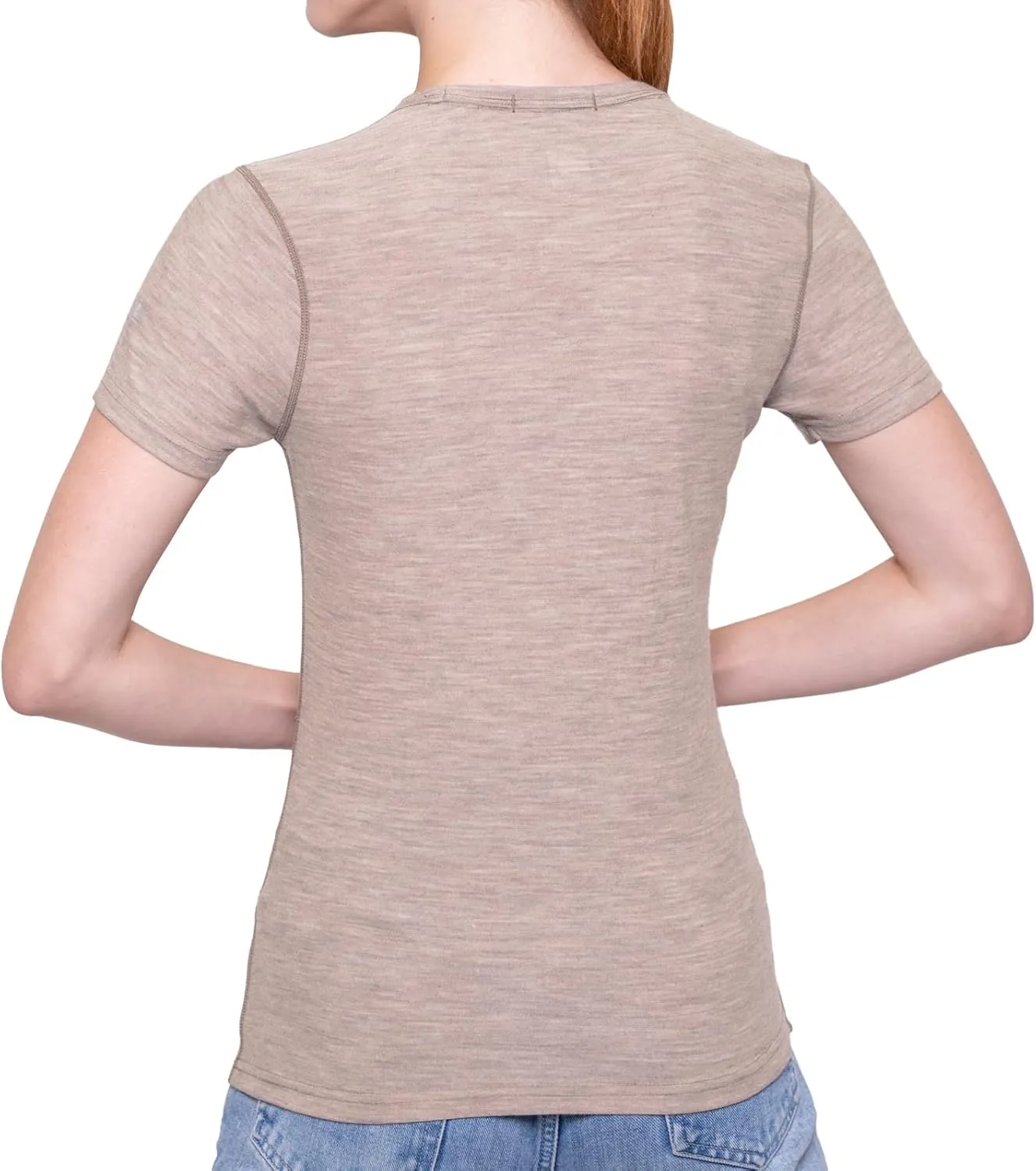 MERIWOOL Women’s Merino Wool Short Sleeve T Shirt Lightweight Base Layer Tee