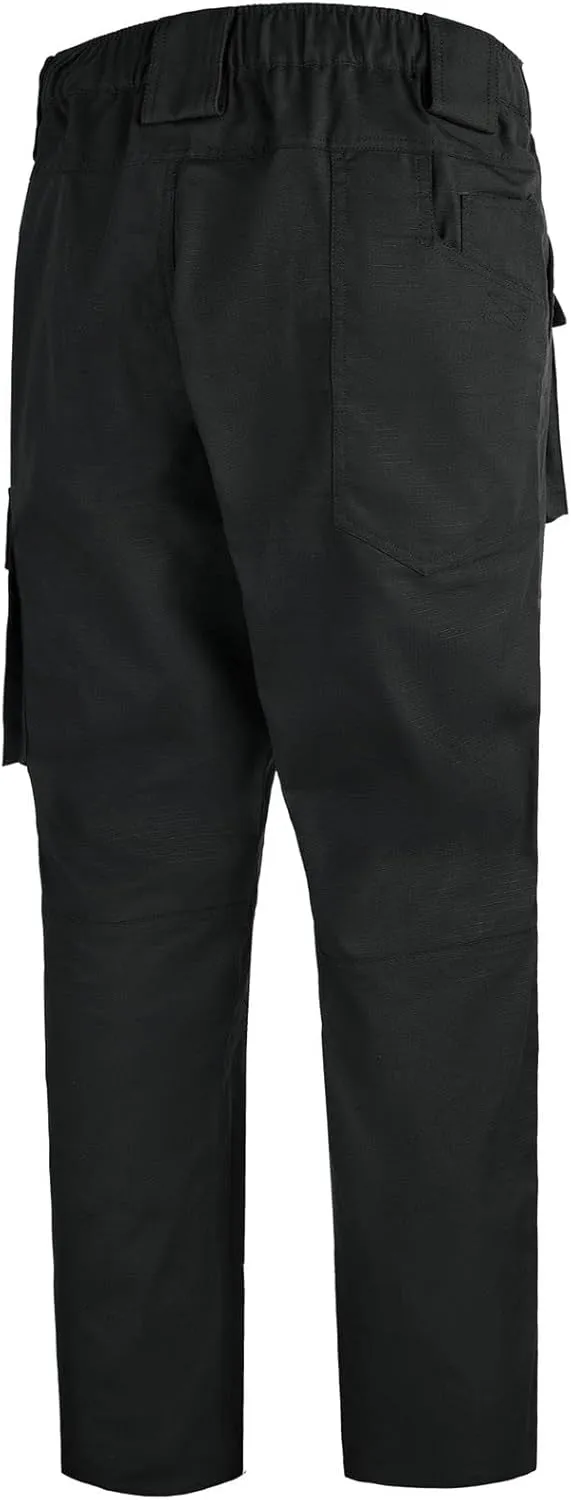 Muscularfit Men Cargo Pants Casual Loose Multi Pockets Solid Straight Legs Outdoor Fashion Utility Sport Sweatpants Lounge