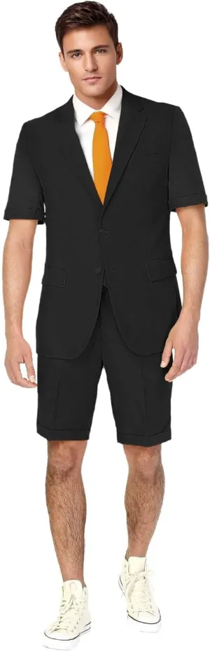 Netsky Mens Suit Shorts Suits for Men 2 Piece Slim Fit Tuxedo Summer Casual Suit for Men Prom Beach Wedding