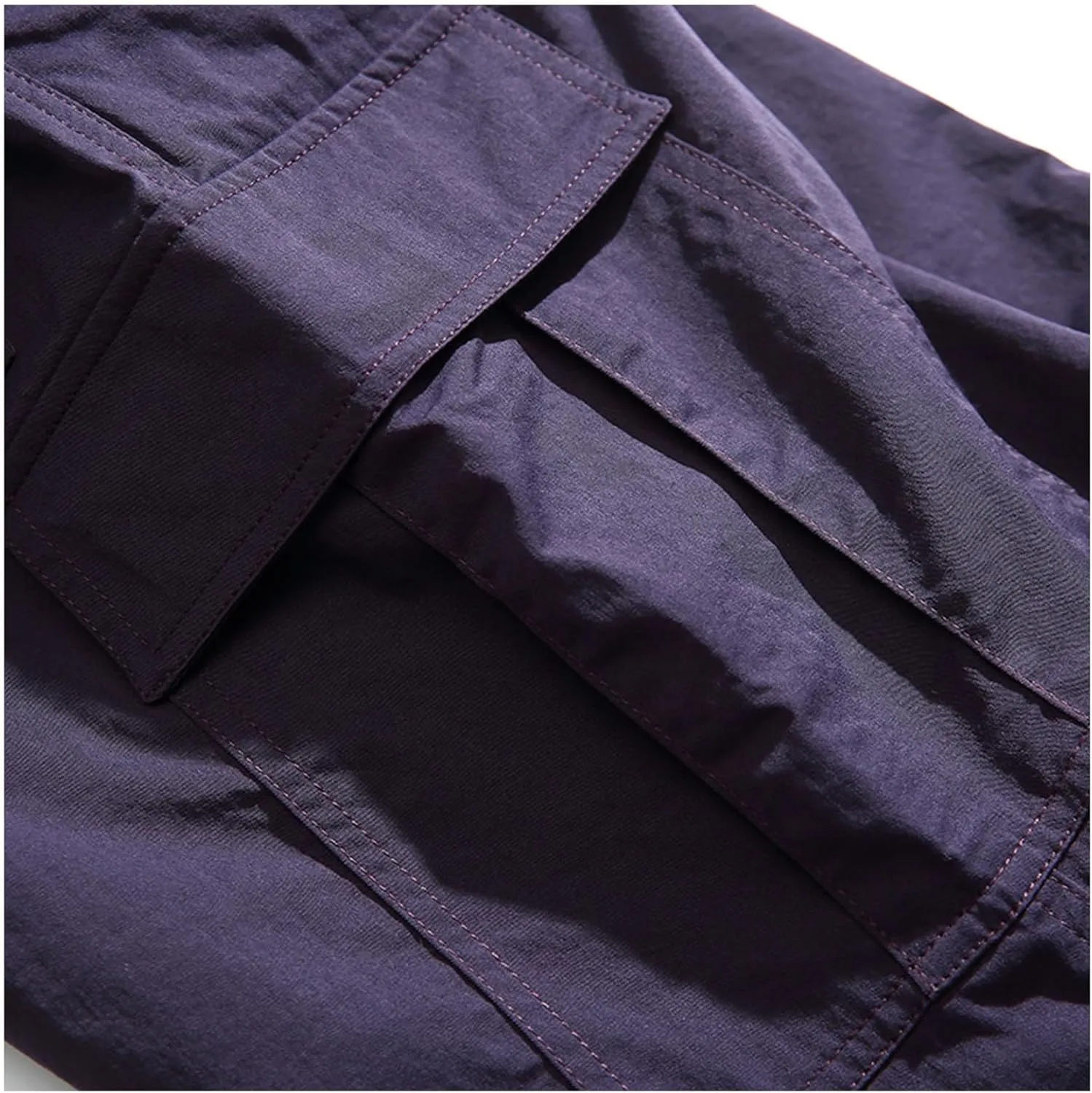 Outdoor Cargo Pants for Men 2024 Elastic Waist Belt Tactical Work Pants Ripstop Lightweight Waterproof Hiking Pants