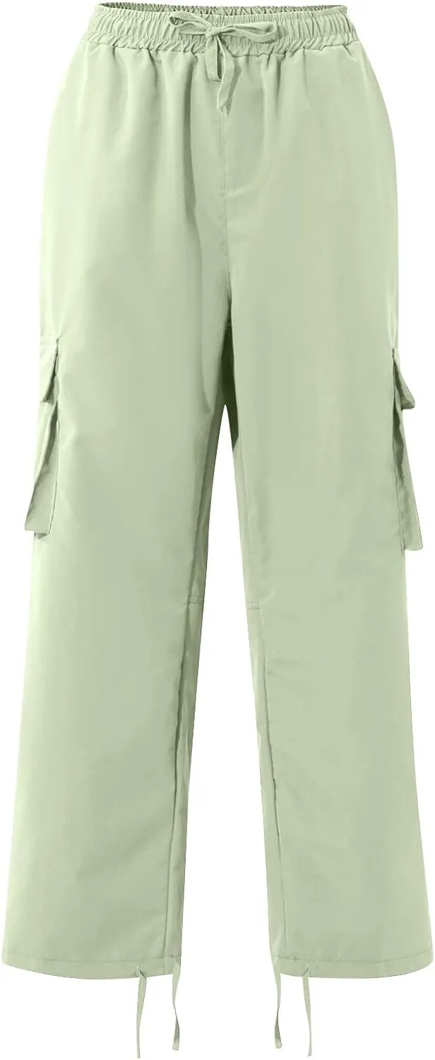 Outdoor Cargo Pants for Men Lightweight Relaxed Fit Tactical Pants Solid Camo Multi Pockets Classic Trousers