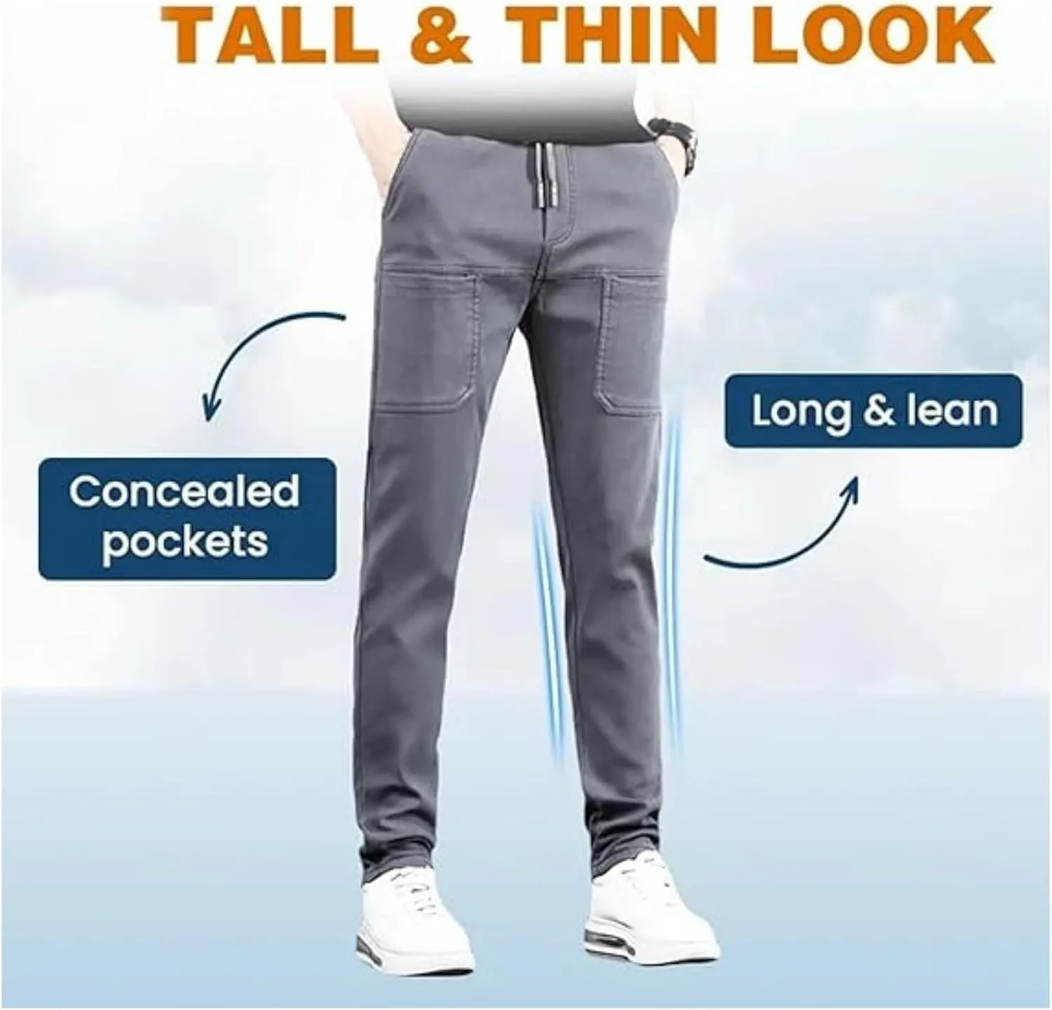 Pointoke Cargo Pants, Multipants - High Stretch Multi-Pocket Cargo Pants, Quick Dry Travel Hiking Workout Joggers