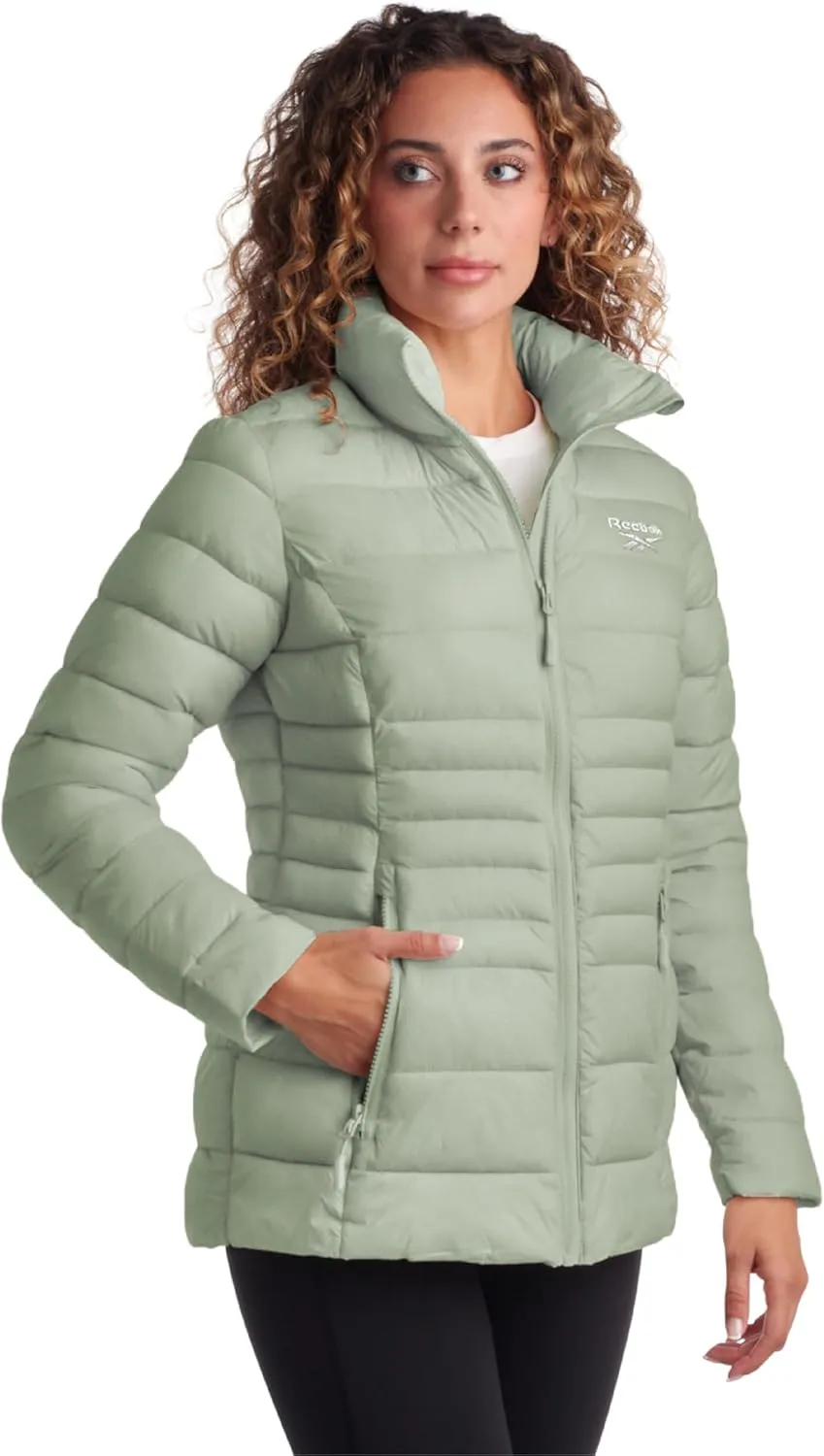 Reebok Women's Jacket - Lightweight Puffer Parka Coat – Casual Jacket for Women (S-XL)