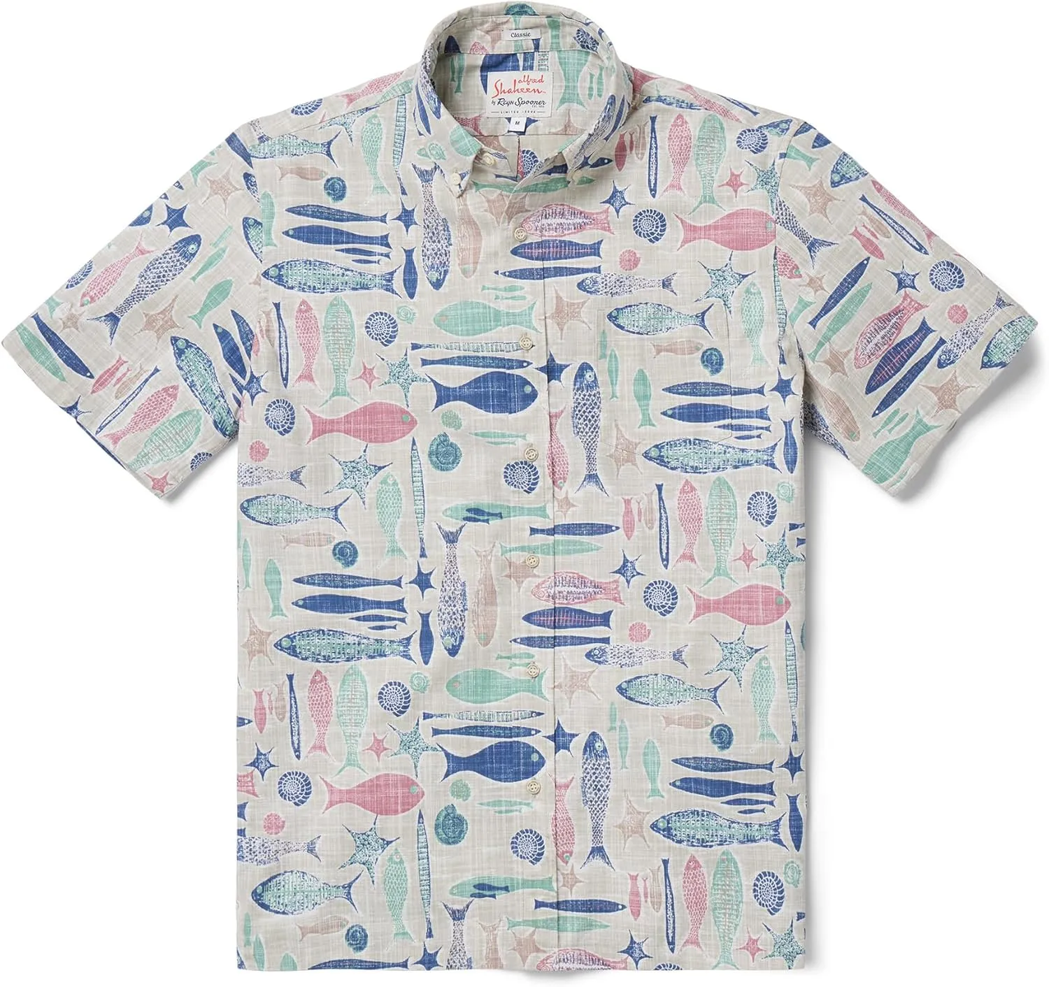 Reyn Spooner Oceanic Hawaiian Aloha Shirt - Button Front