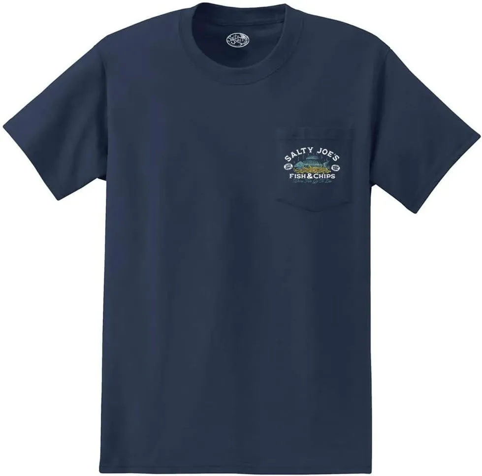 SALTY JOES Men's Graphic Pocket T-Shirt Collection