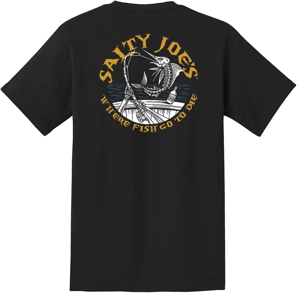 SALTY JOES Men's Graphic Pocket T-Shirt Collection