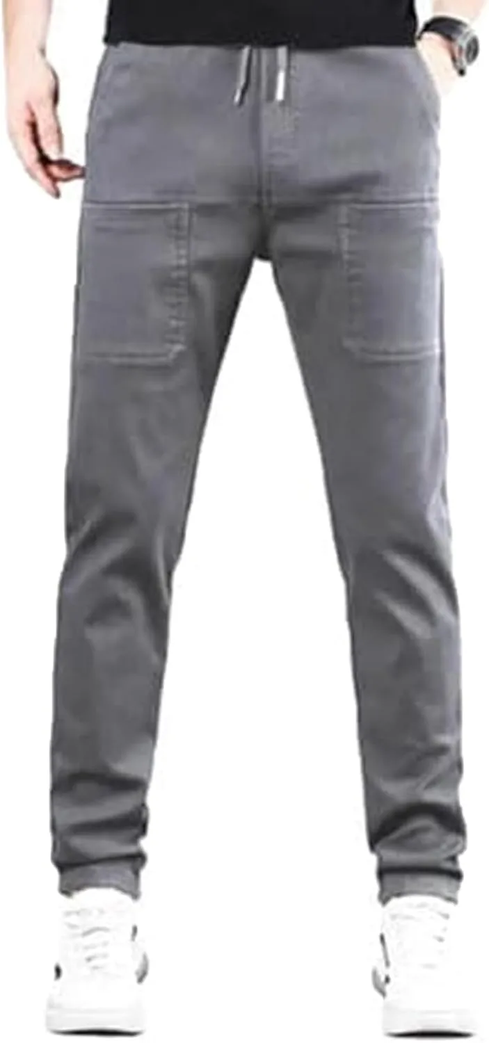 Sirmale MultiPants - High Stretch Multi-Pocket Cargo Pants, Men's Stretch Multi-Pocket Skinny Cargo Pants