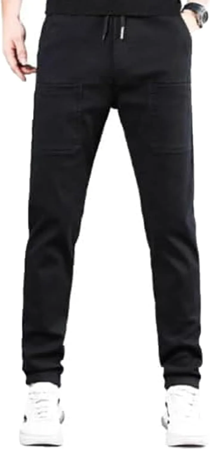 Sirmale MultiPants - High Stretch Multi-Pocket Cargo Pants, Men's Stretch Multi-Pocket Skinny Cargo Pants