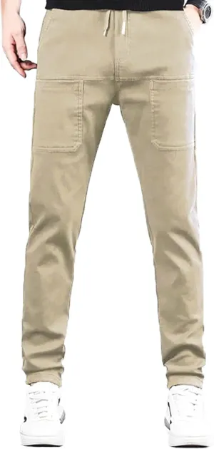 Sirmale MultiPants - High Stretch Multi-Pocket Cargo Pants, Men's Stretch Multi-Pocket Skinny Cargo Pants