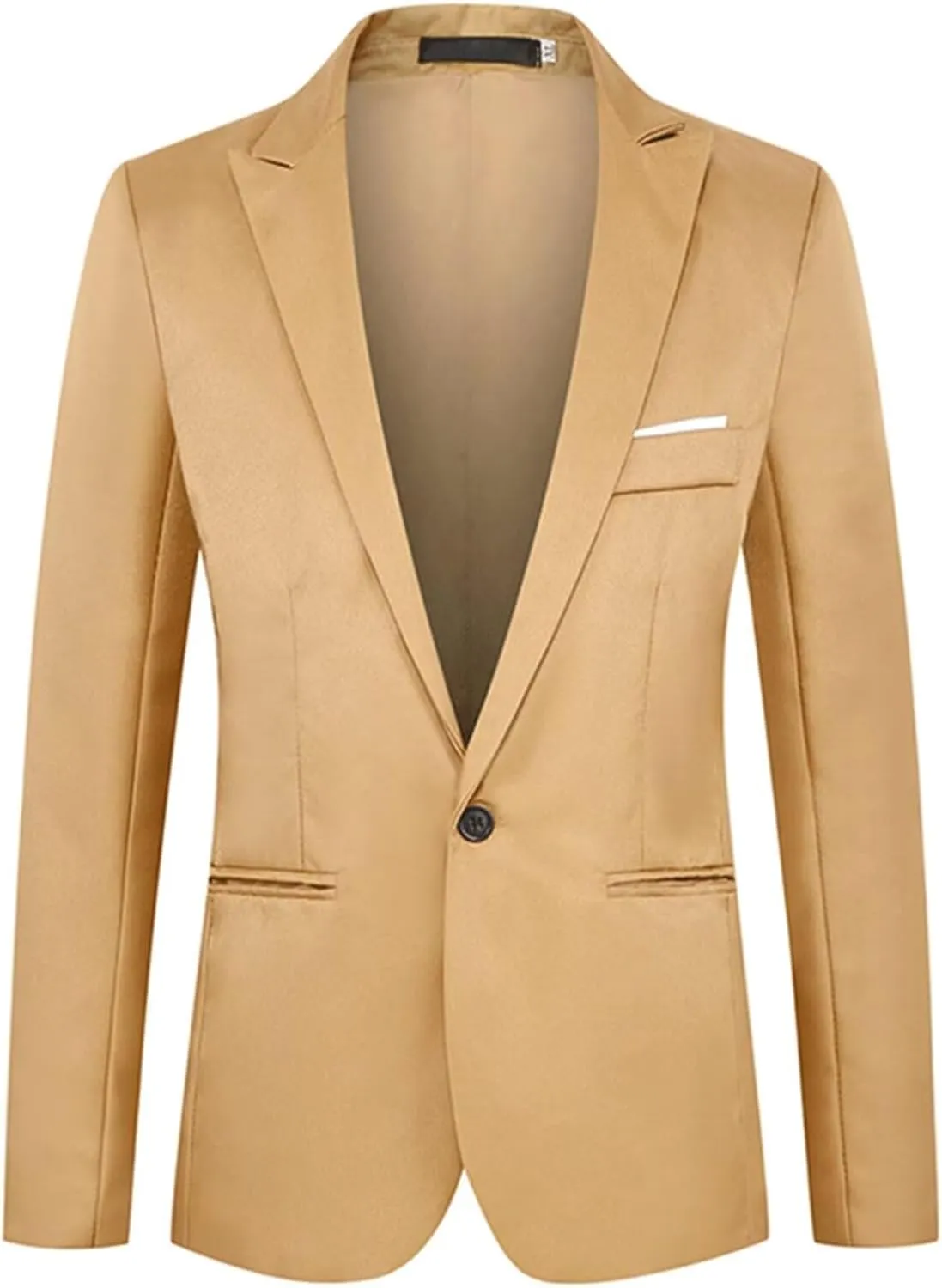 Slim Fit Blazer for Men Peak Lapel Summer Blazers Mens Suits Regular Fit Blazer Sports Jacket One Button Men's Suit